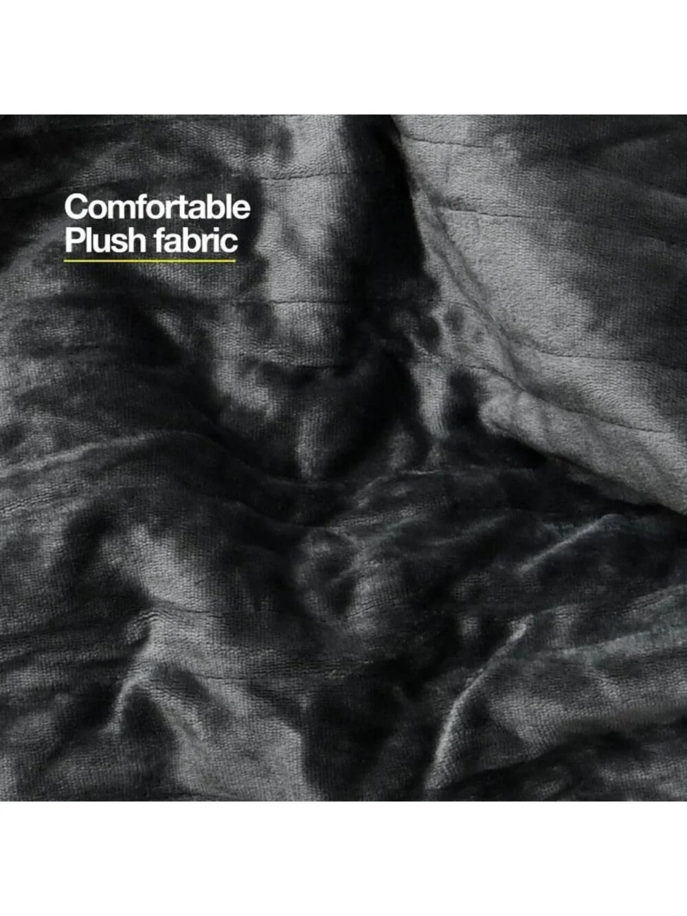 Cozy Heated Blanket Throw - Soft, Machine Washable, Fast Heating, 10 Settings